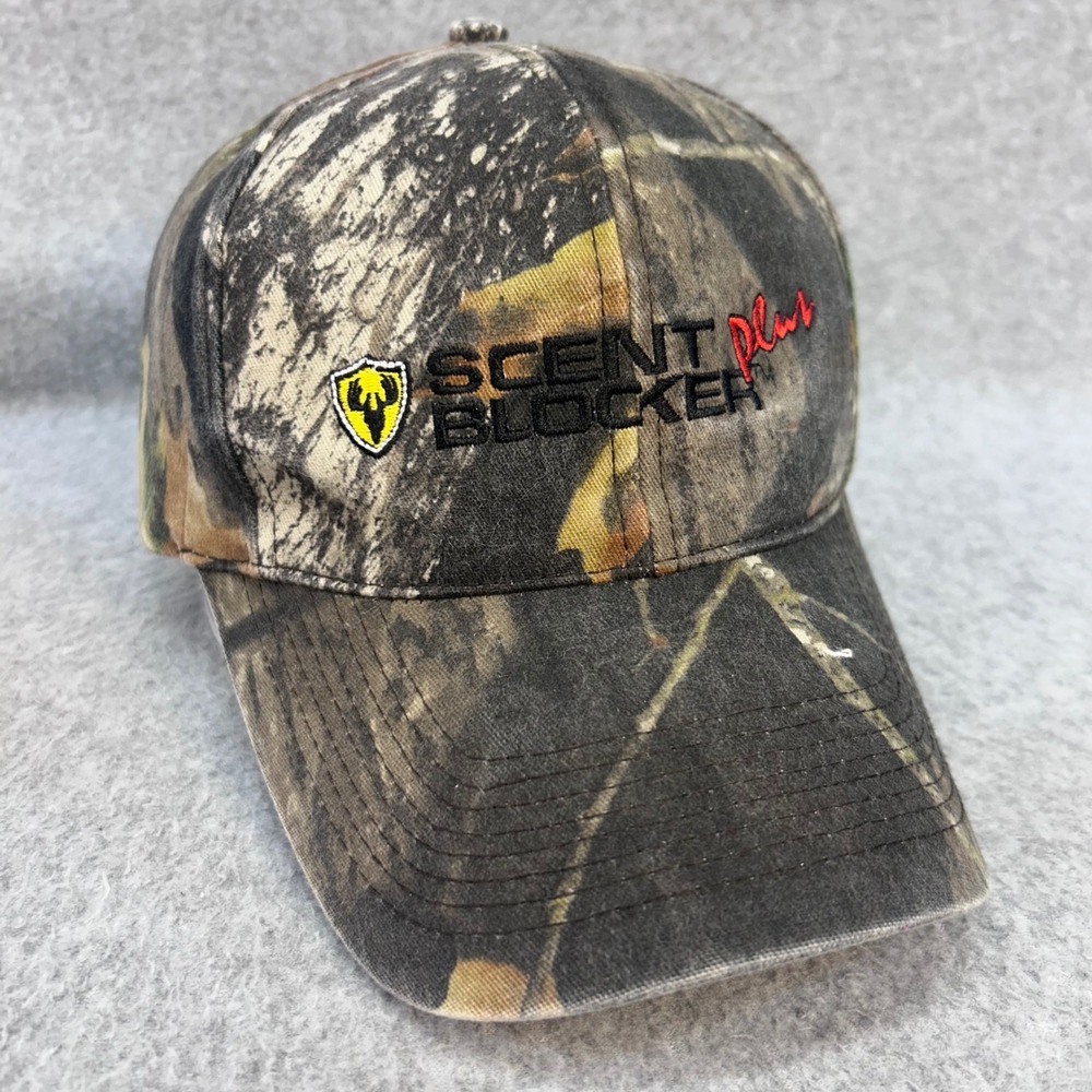 Scent Blocker Plus Mens Camo Scent Blocker Baseball Hat Adjustable OSFM